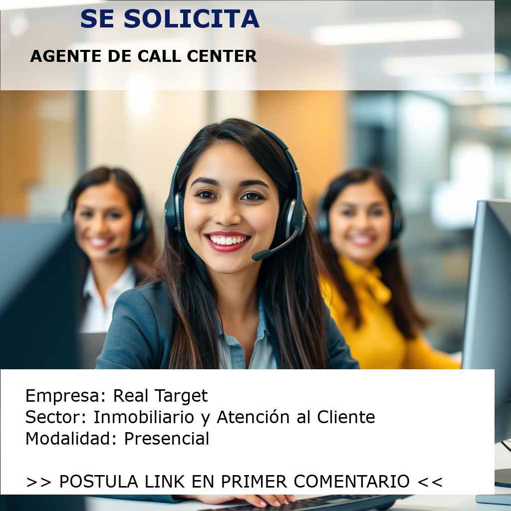 Agente de Call Center Real Target