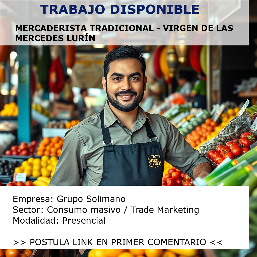 Mercaderista Tradicional - Virgen de las Mercedes Lurín Grupo Solimano